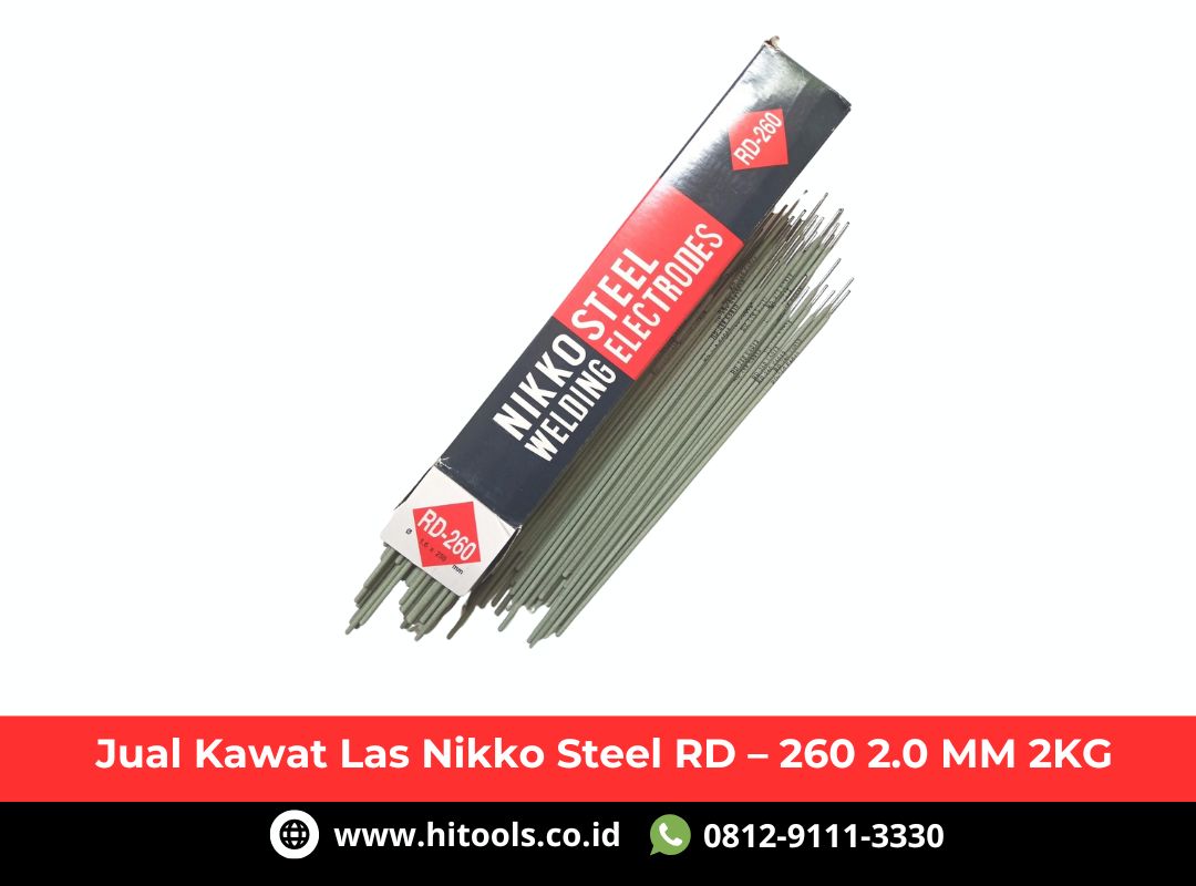 Jual Kawat Las Nikko Steel RD – 260 2.0 MM X 2KG Murah