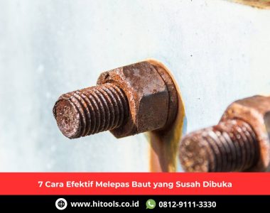 Baut berkarat yang susah dibuka, contoh umum saat perbaikan mesin dan kendaraan.