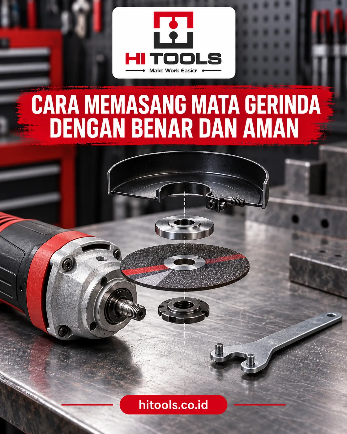 Cara Memasang Mata Gerinda dengan Benar dan Aman
