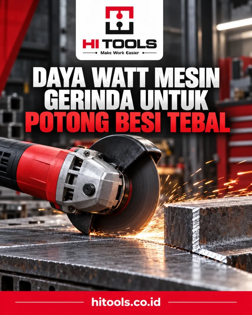 Daya Watt Mesin Gerinda untuk Potong Besi Tebal