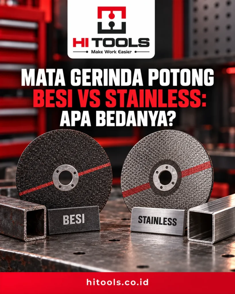 Mata Gerinda Potong Besi vs Stainless: Apa Bedanya?