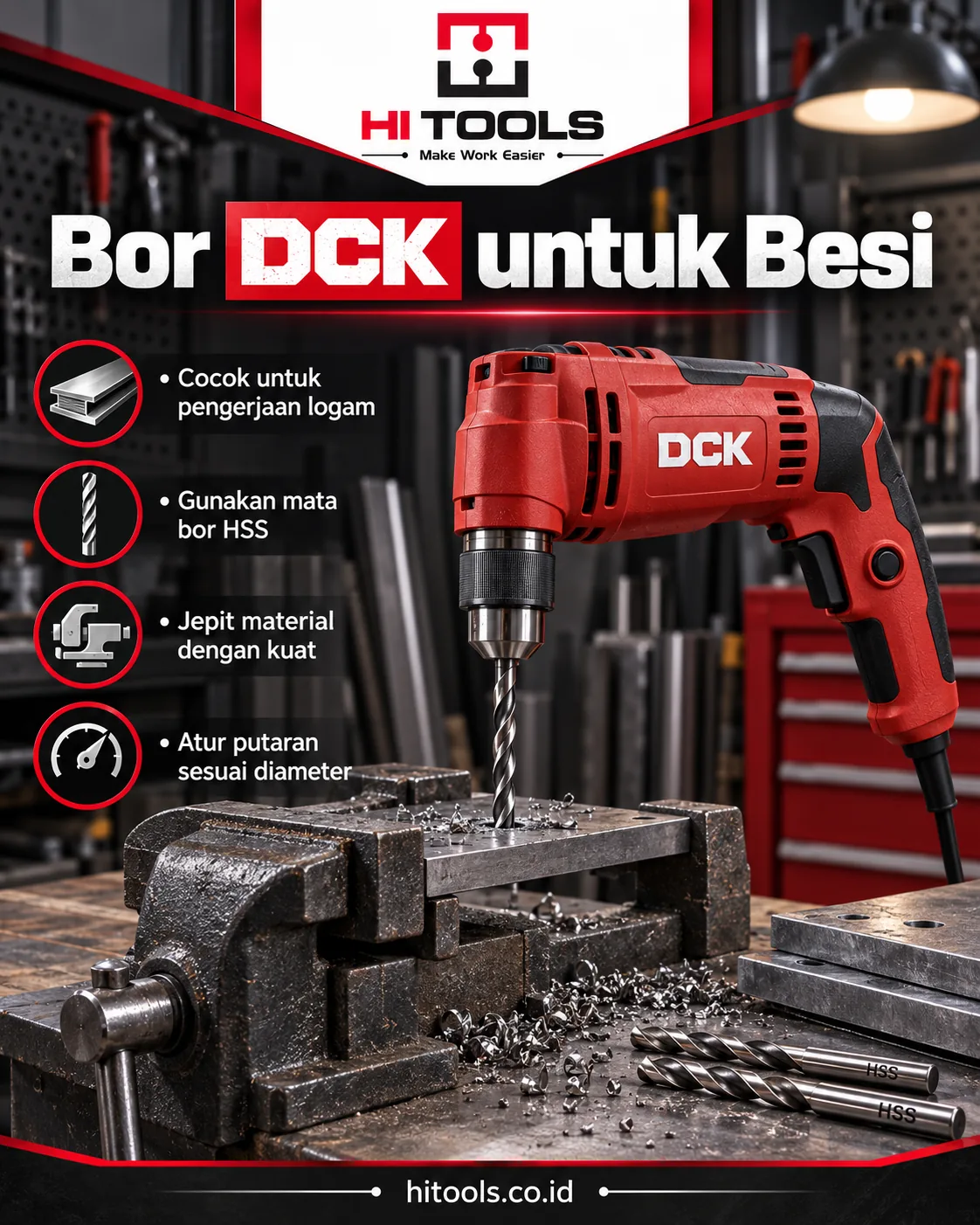 mesin bor dck - Mengapa Mesin Bor DCK Menarik untuk Pekerjaan Besi