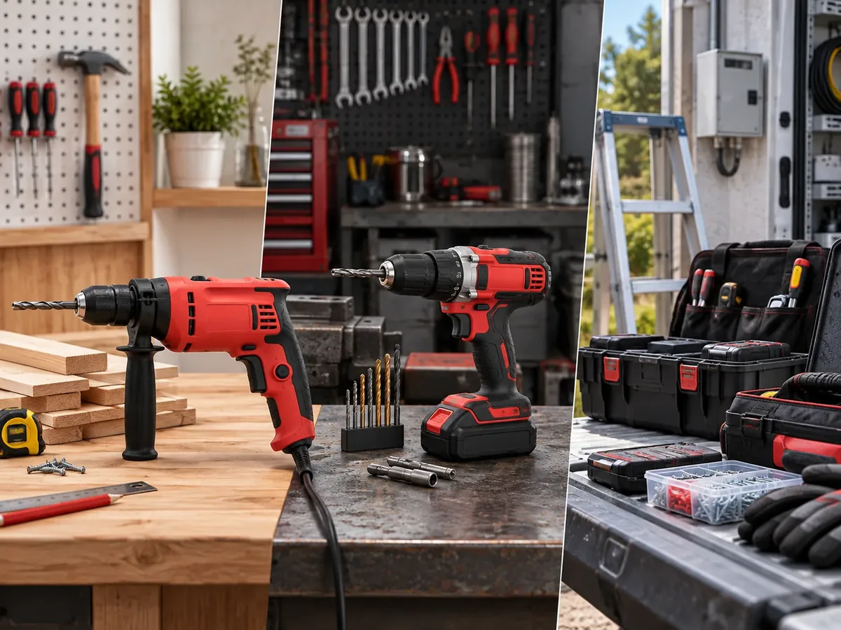 Mesin Bor Listrik vs Cordless: Mana yang Lebih Praktis? 2 Penggunaan mesin bor listrik dan cordless untuk rumah bengkel dan proyek